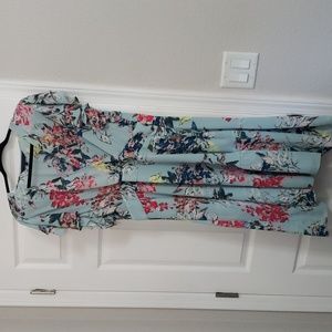 Light blue floral dress